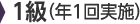 1級（年2回実施）